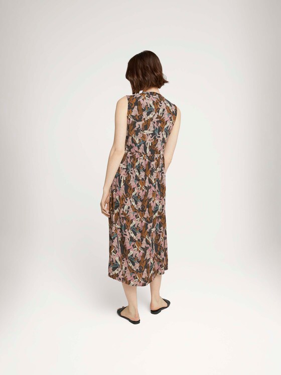 Sleeveless utility midi dress - Women - abstract monkey print Sleeveless utility midi dress - Women - abstract monkey print - 2 - TOM TAILOR Denim