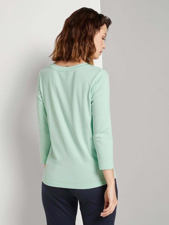 Shirt mit 3/4 Arm - Frauen - minty green Shirt mit 3/4 Arm - Frauen - minty green - 2 - TOM TAILOR