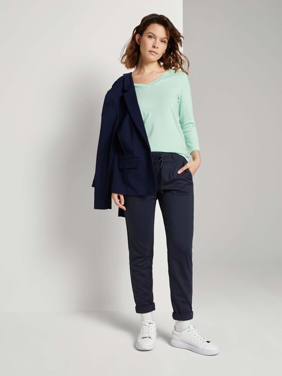Shirt mit 3/4 Arm - Frauen - minty green Shirt mit 3/4 Arm - Frauen - minty green - 3 - TOM TAILOR