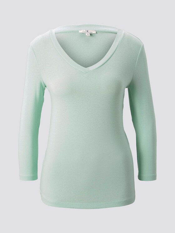 Shirt mit 3/4 Arm - Frauen - minty green Shirt mit 3/4 Arm - Frauen - minty green - 7 - TOM TAILOR