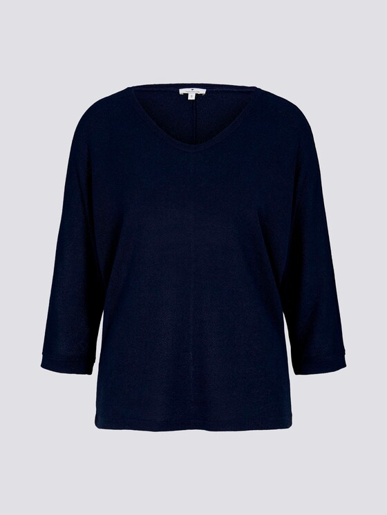 T-Shirt mit Fledermausärmeln - Frauen - Sky Captain Blue T-Shirt mit Fledermausärmeln - Frauen - Sky Captain Blue - 7 - TOM TAILOR