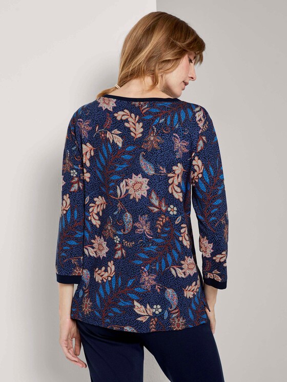 Sweatshirt mit Blumenmuster - Frauen - navy floral design Sweatshirt mit Blumenmuster - Frauen - navy floral design - 2 - TOM TAILOR