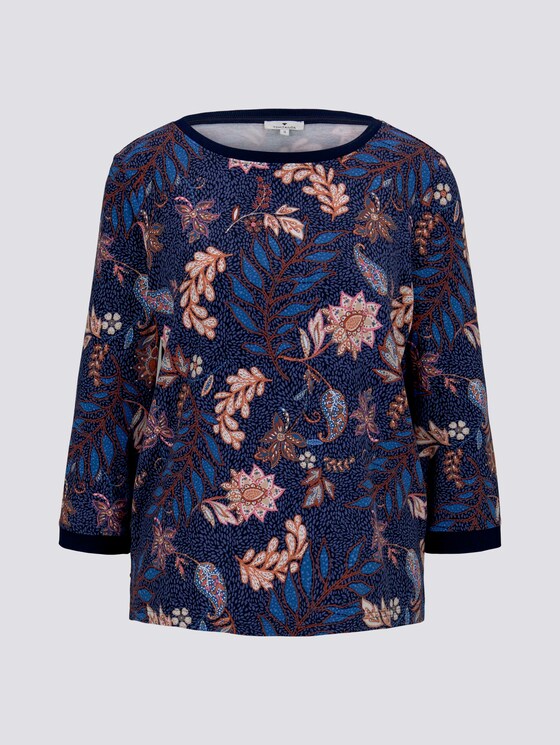 Sweatshirt mit Blumenmuster - Frauen - navy floral design Sweatshirt mit Blumenmuster - Frauen - navy floral design - 7 - TOM TAILOR