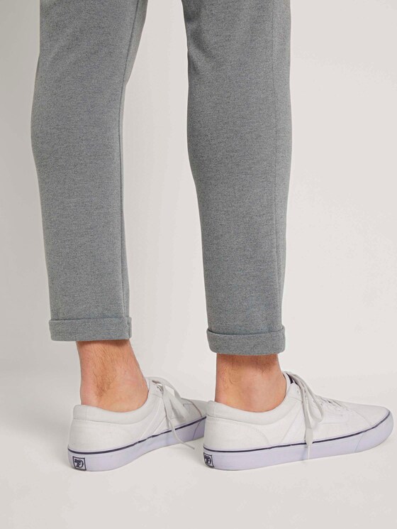 Slim Chinohose aus Jersey - Männer - grey melange pique Slim Chinohose aus Jersey - Männer - grey melange pique - 10 - TOM TAILOR Denim