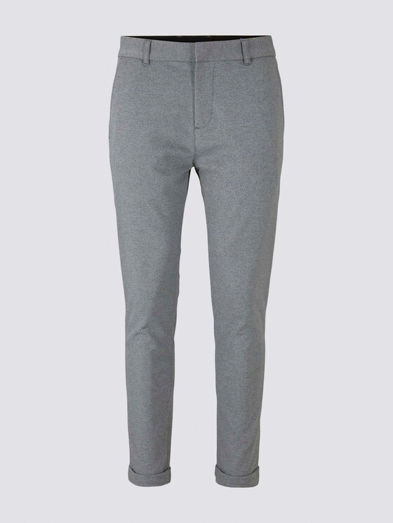 Slim Chinohose aus Jersey - Männer - grey melange pique Slim Chinohose aus Jersey - Männer - grey melange pique - 7 - TOM TAILOR Denim