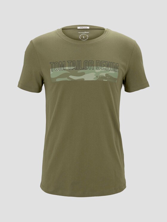 T-Shirt mit Camouflage-Print - Männer - Dry Greyish Olive T-Shirt mit Camouflage-Print - Männer - Dry Greyish Olive - 7 - TOM TAILOR Denim