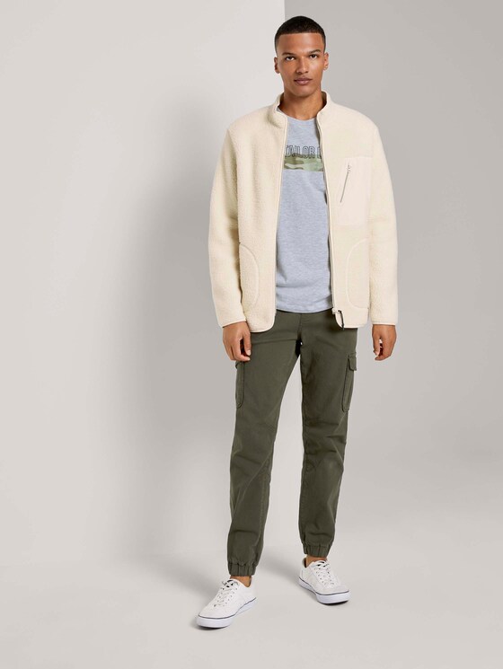 T-Shirt mit Camouflage-Print - Männer - Light Stone Grey Melange T-Shirt mit Camouflage-Print - Männer - Light Stone Grey Melange - 3 - TOM TAILOR Denim