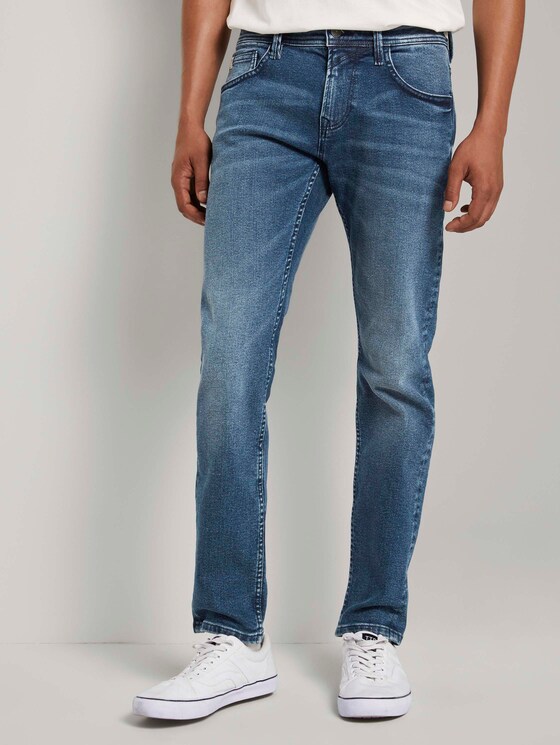 Piers Slim Stretch Jeans - Männer - Used Light Stone Blue Denim Piers Slim Stretch Jeans - Männer - Used Light Stone Blue Denim - 1 - TOM TAILOR Denim