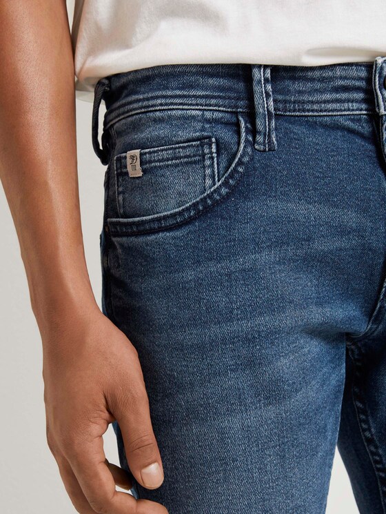 Piers Slim Stretch Jeans - Männer - Used Light Stone Blue Denim Piers Slim Stretch Jeans - Männer - Used Light Stone Blue Denim - 10 - TOM TAILOR Denim