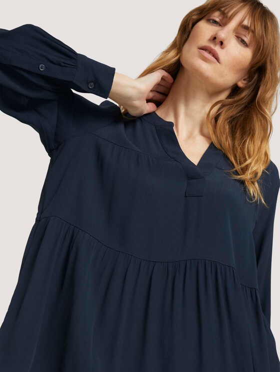 Tunika Bluse mit Volants - Frauen - Sky Captain Blue Tunika Bluse mit Volants - Frauen - Sky Captain Blue - 10 - TOM TAILOR