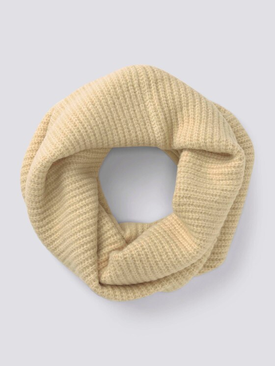 Schlauchschal aus Strick - Frauen - warm sand melange Schlauchschal aus Strick - Frauen - warm sand melange - 7 - TOM TAILOR