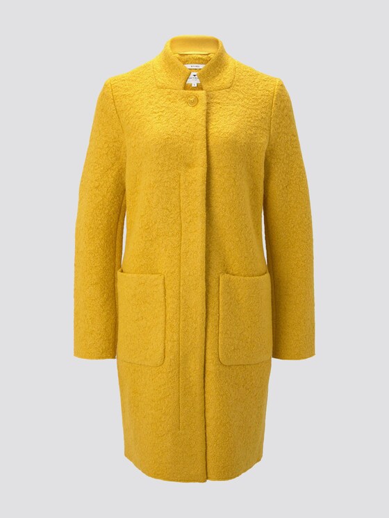 Bouclé Jas met kraag Variatie - Vrouwen - california sand yellow Bouclé Jas met kraag Variatie - Vrouwen - california sand yellow - 7 - TOM TAILOR