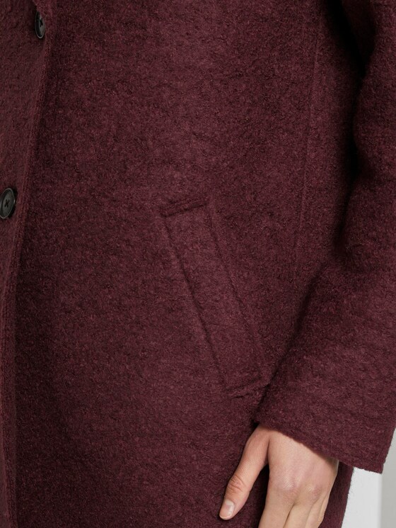 Loose bouclé coat - Women - Gipsy Purple Loose bouclé coat - Women - Gipsy Purple - 10 - TOM TAILOR