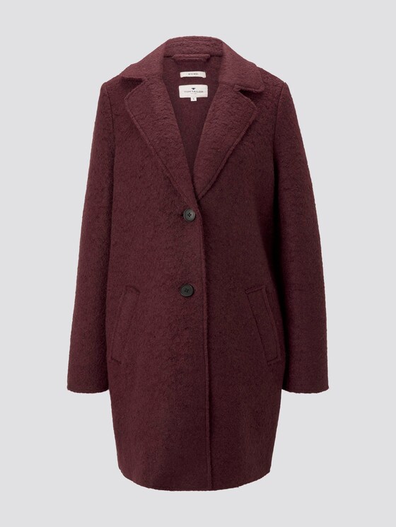 Loose bouclé coat - Women - Gipsy Purple Loose bouclé coat - Women - Gipsy Purple - 7 - TOM TAILOR