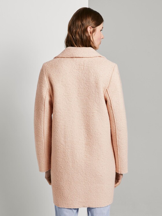 Losse bouclé jas - Vrouwen - warm sand beige Losse bouclé jas - Vrouwen - warm sand beige - 2 - TOM TAILOR
