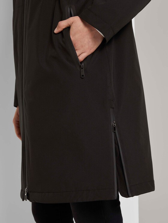 Langer Parka mit Steppfutter - Frauen - Deep Black Langer Parka mit Steppfutter - Frauen - Deep Black - 10 - TOM TAILOR