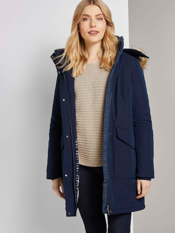 Winter parka with fur from TOM TAILOR