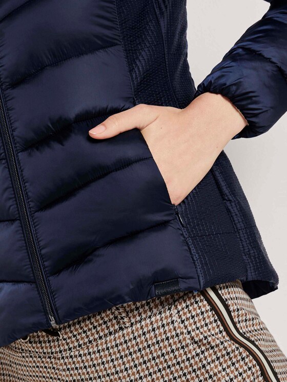 Lightweight Steppjacke mit Kapuze - Frauen - Sky Captain Blue Lightweight Steppjacke mit Kapuze - Frauen - Sky Captain Blue - 10 - TOM TAILOR