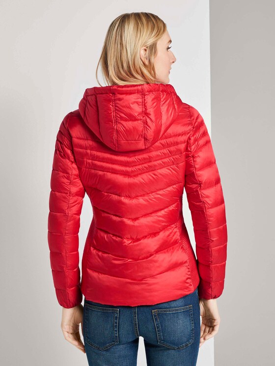 Lightweight Steppjacke mit Kapuze - Frauen - Strong Red Lightweight Steppjacke mit Kapuze - Frauen - Strong Red - 2 - TOM TAILOR