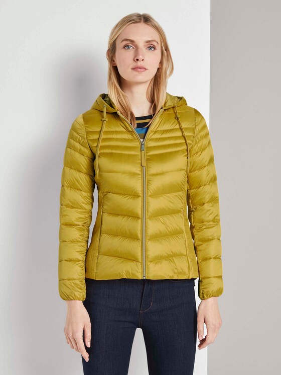Lightweight Steppjacke mit Kapuze - Frauen - california sand yellow Lightweight Steppjacke mit Kapuze - Frauen - california sand yellow - 1 - TOM TAILOR