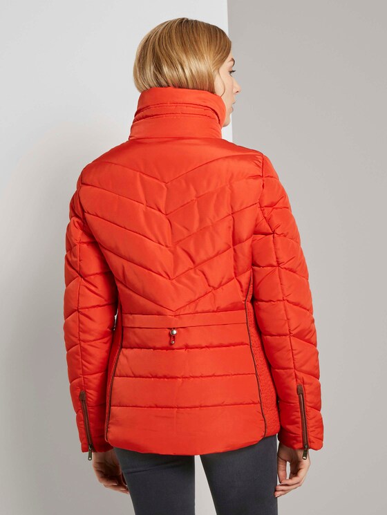 Steppjacke mit Fellkragen - Frauen - Strong Red Steppjacke mit Fellkragen - Frauen - Strong Red - 2 - TOM TAILOR