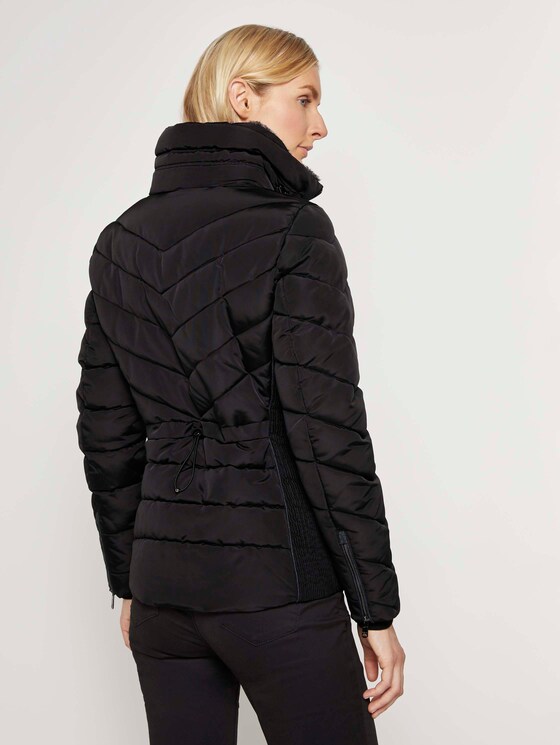 Steppjacke mit Fellkragen - Frauen - Deep Black Steppjacke mit Fellkragen - Frauen - Deep Black - 2 - TOM TAILOR