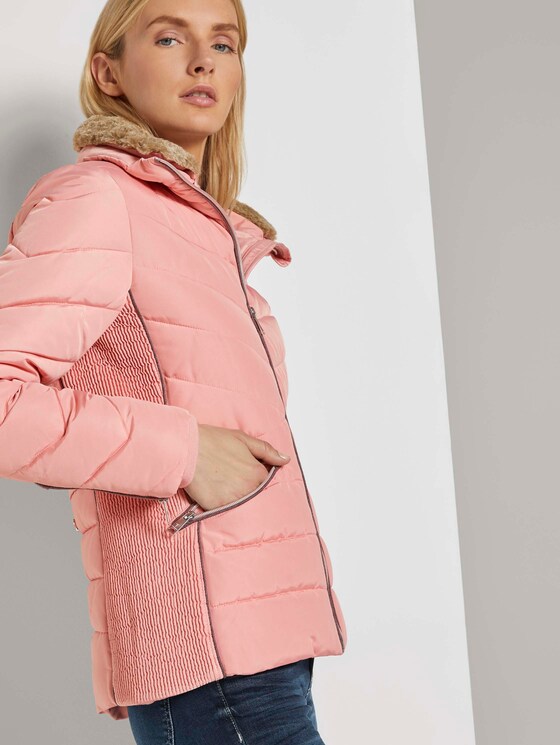 Steppjacke mit Fellkragen - Frauen - blush rose Steppjacke mit Fellkragen - Frauen - blush rose - 10 - TOM TAILOR