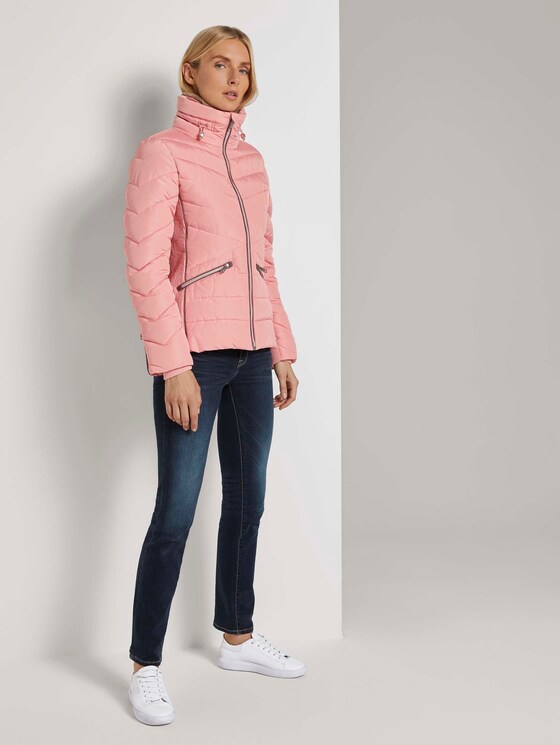 Steppjacke mit Fellkragen - Frauen - blush rose Steppjacke mit Fellkragen - Frauen - blush rose - 3 - TOM TAILOR