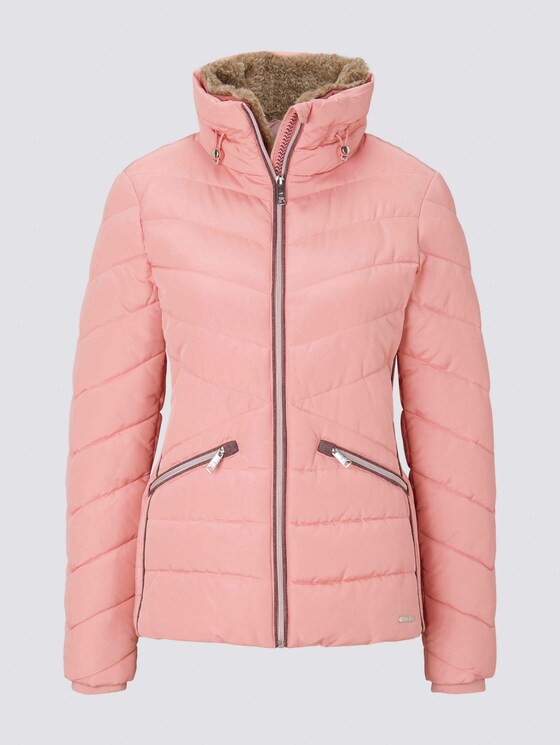 Steppjacke mit Fellkragen - Frauen - blush rose Steppjacke mit Fellkragen - Frauen - blush rose - 7 - TOM TAILOR