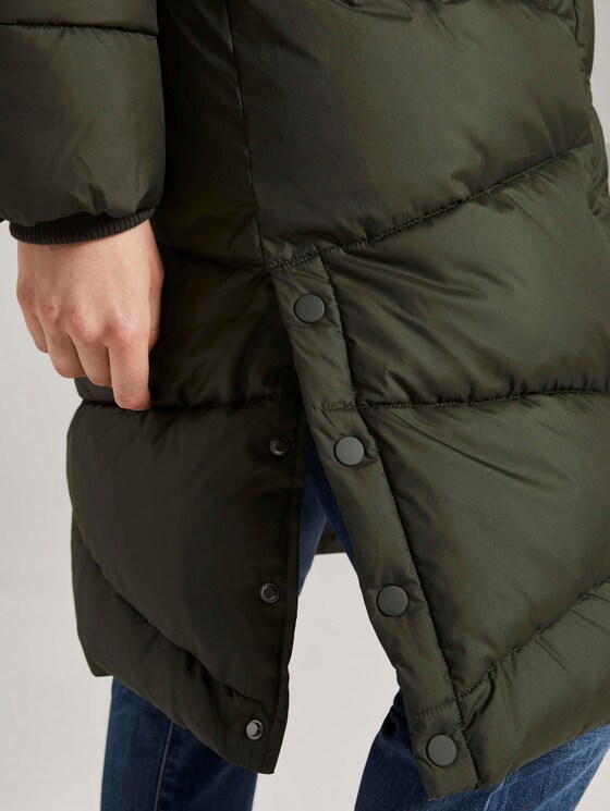 Maxi Puffermantel - Frauen - Dark Rosin Green Maxi Puffermantel - Frauen - Dark Rosin Green - 10 - TOM TAILOR