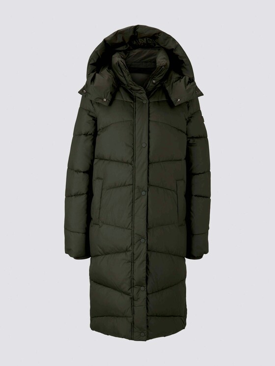 Maxi Puffermantel - Frauen - Dark Rosin Green Maxi Puffermantel - Frauen - Dark Rosin Green - 7 - TOM TAILOR