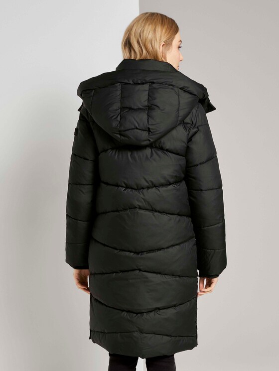Maxi Puffermantel - Frauen - Deep Black Maxi Puffermantel - Frauen - Deep Black - 2 - TOM TAILOR