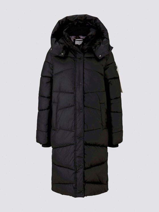 Maxi Puffermantel - Frauen - Deep Black Maxi Puffermantel - Frauen - Deep Black - 7 - TOM TAILOR
