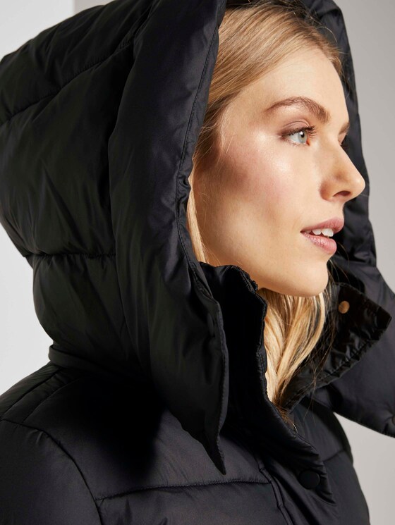 Maxi Puffermantel - Frauen - Deep Black Maxi Puffermantel - Frauen - Deep Black - 9 - TOM TAILOR