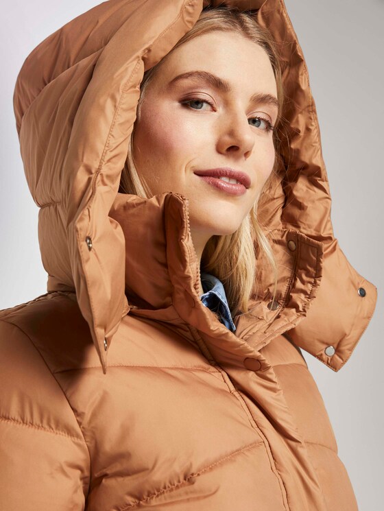 Maxi Puffermantel - Frauen - light chestnut Maxi Puffermantel - Frauen - light chestnut - 9 - TOM TAILOR