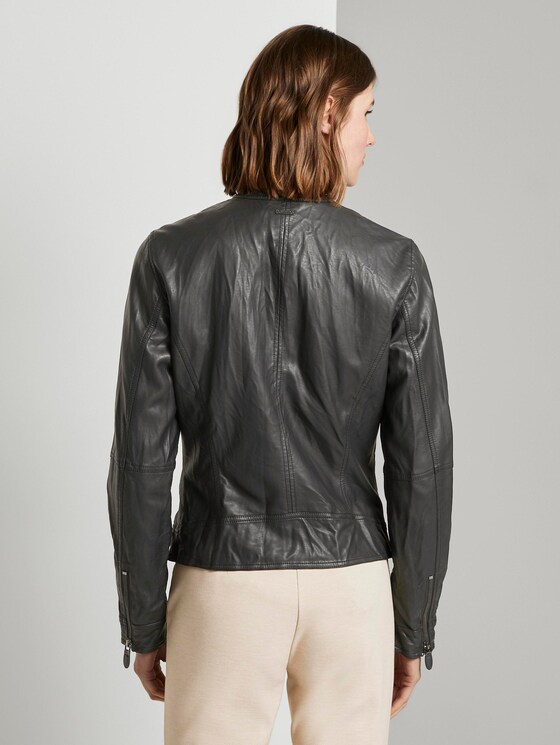 Bikerjacke aus Lederimitat - Frauen - Deep Black Bikerjacke aus Lederimitat - Frauen - Deep Black - 2 - TOM TAILOR
