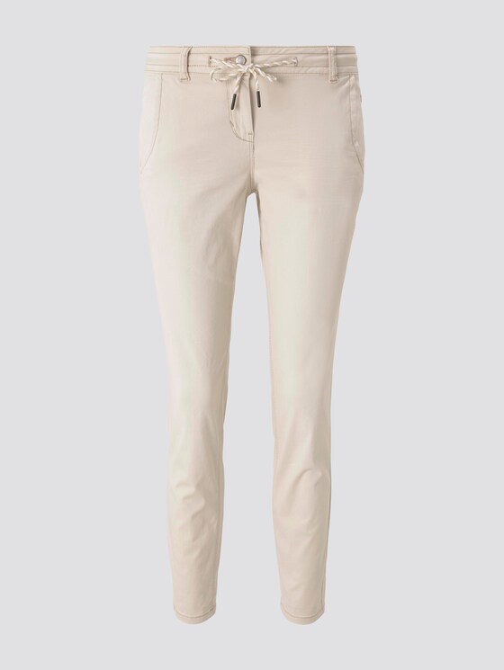 Tapered Relaxed Hose mit Tunnelzug - Frauen - dusty alabaster Tapered Relaxed Hose mit Tunnelzug - Frauen - dusty alabaster - 7 - TOM TAILOR