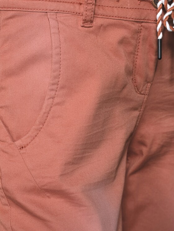 Tapered Relaxed Hose mit Tunnelzug - Frauen - copper red Tapered Relaxed Hose mit Tunnelzug - Frauen - copper red - 9 - TOM TAILOR