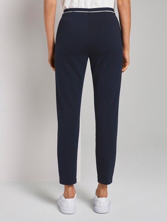 Mia Slim Hose aus Jersey - Frauen - Sky Captain Blue Mia Slim Hose aus Jersey - Frauen - Sky Captain Blue - 2 - TOM TAILOR
