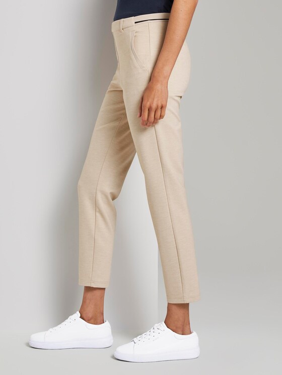 Mia Slim Hose aus Jersey - Frauen - cloud grey melange Mia Slim Hose aus Jersey - Frauen - cloud grey melange - 11 - TOM TAILOR