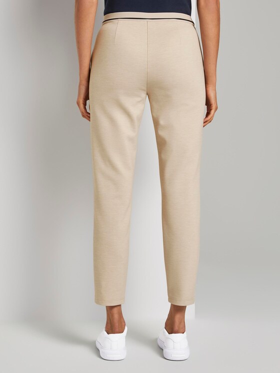 Mia Slim Hose aus Jersey - Frauen - cloud grey melange Mia Slim Hose aus Jersey - Frauen - cloud grey melange - 2 - TOM TAILOR