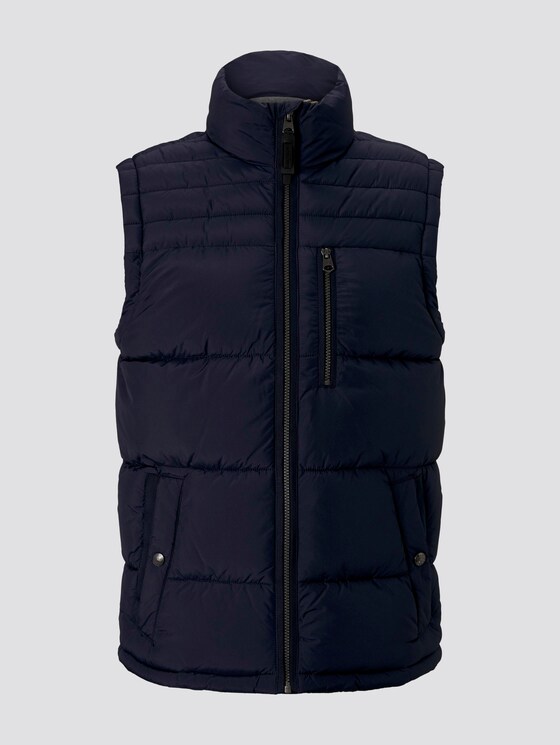 Steppweste mit Stehkragen - Männer - Sky Captain Blue Steppweste mit Stehkragen - Männer - Sky Captain Blue - 7 - TOM TAILOR