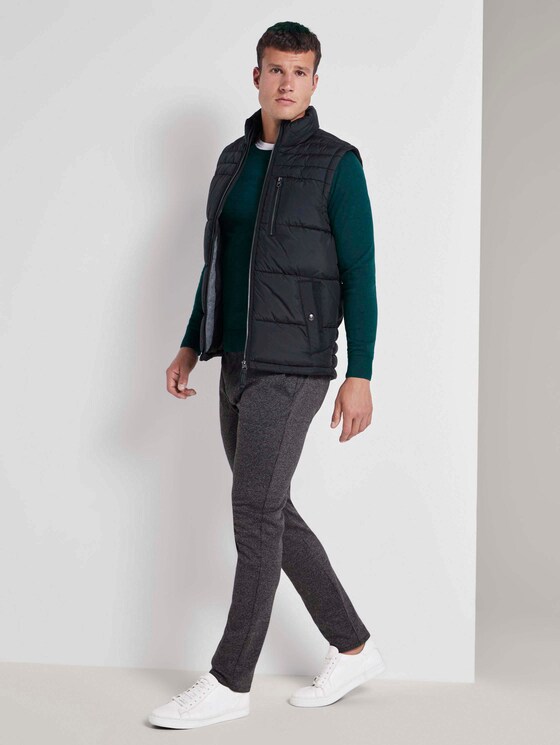 Steppweste mit Stehkragen - Männer - Black Steppweste mit Stehkragen - Männer - Black - 3 - TOM TAILOR
