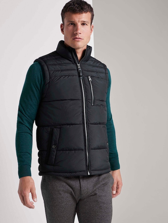 Steppweste mit Stehkragen - Männer - Black Steppweste mit Stehkragen - Männer - Black - 5 - TOM TAILOR