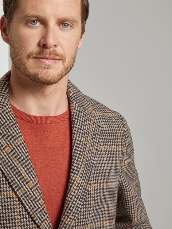 Klassischer Wollmantel - Männer - beige multi houndstooth Klassischer Wollmantel - Männer - beige multi houndstooth - 9 - TOM TAILOR