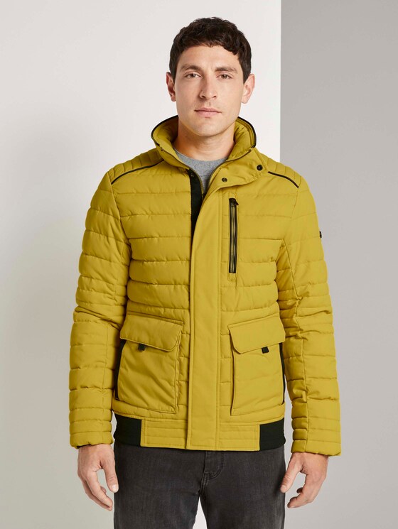 Gesteppte Blousonjacke - Männer - Californian Yellow Gesteppte Blousonjacke - Männer - Californian Yellow - 1 - TOM TAILOR