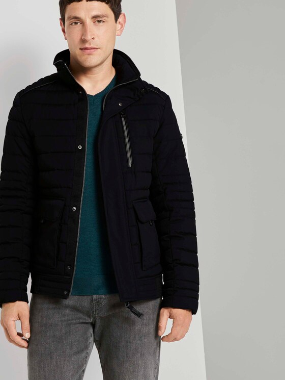 Gesteppte Blousonjacke - Männer - Black Gesteppte Blousonjacke - Männer - Black - 5 - TOM TAILOR