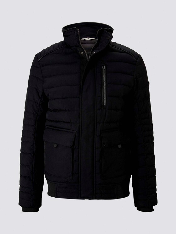 Gesteppte Blousonjacke - Männer - Black Gesteppte Blousonjacke - Männer - Black - 7 - TOM TAILOR