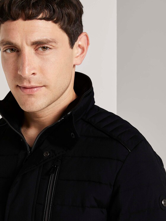 Gesteppte Blousonjacke - Männer - Black Gesteppte Blousonjacke - Männer - Black - 9 - TOM TAILOR