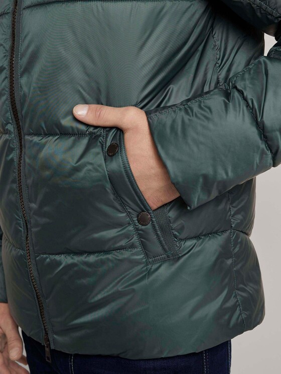 Pufferjacke mit Kapuze - Männer - Dark Gable Green Pufferjacke mit Kapuze - Männer - Dark Gable Green - 10 - TOM TAILOR